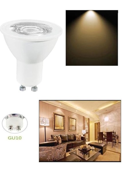 Ledvalue 6,9W(80W) PAR16 LED Spot Ampul Sarı 3000K - GU10 Duy fiyatları