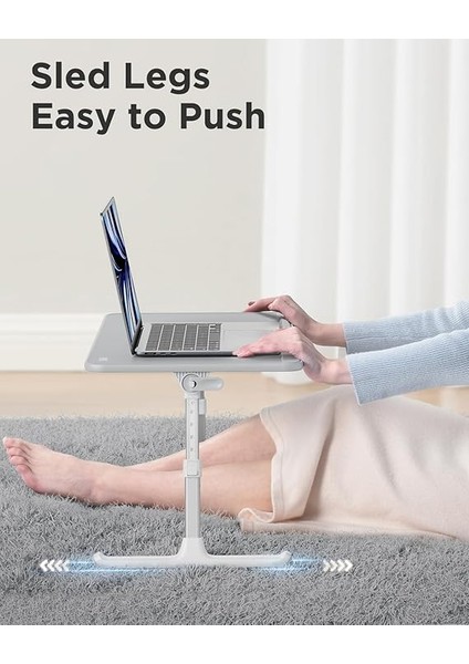 Saiji AL33 Yükseklik ve Açı Ayarlı Laptop Standı Ergonomik ve Katlanabilir Çekmeceli Çalışma Masası indirimleri