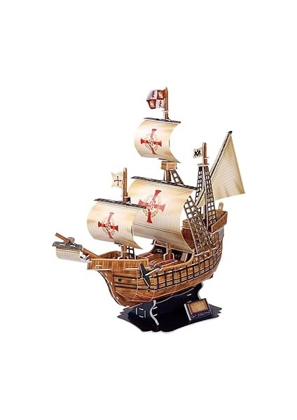 CUB/T4008H 3D 113 Parça Puzzle Santa Maria Gemisi modelleri