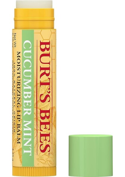 Bees Salatalık NANELI%100 Doğal Nemlendirici Dudak Balsamı, 0,15 Oz modelleri