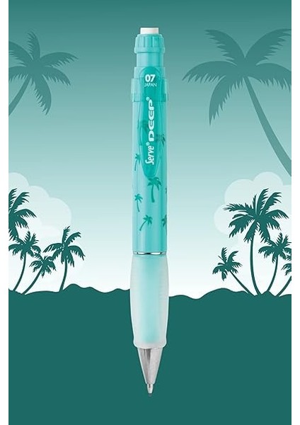 Deep Mekanik Kurşun Klm 07 Mm, Nane Yeşili, Palmiye Deseni fiyatları