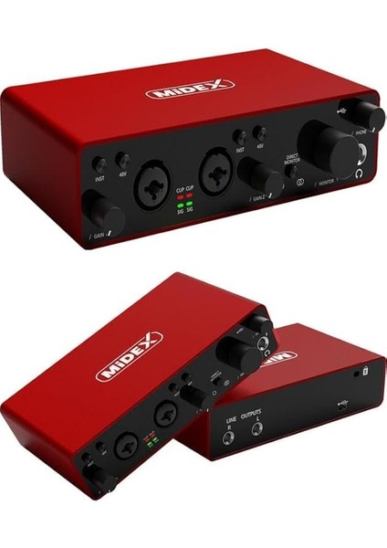 Stüdyo Ekipmanları Exclusive Paket-4 Cx2 Mikrofon GLX-800 Ses Kartı Stüdyo Kayıt Seti modelleri