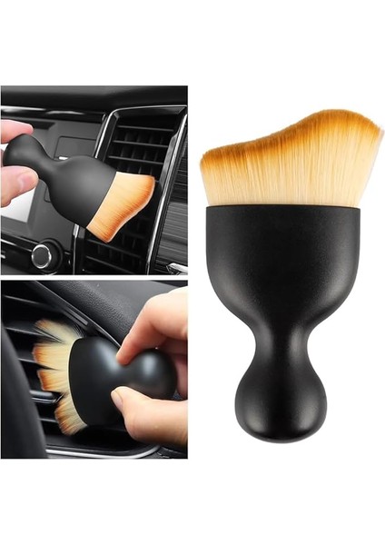 Yumuşak Kıllı Araç Içi Detaylı Oto Temizlik Fırçası, Araba Torpido Havalandırma Toz Temizleme Fırçası