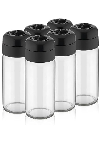 Life 6 Adet 245 ml Döner Kapaklı Cam Baharatlık Takımı MIT1085 modelleri