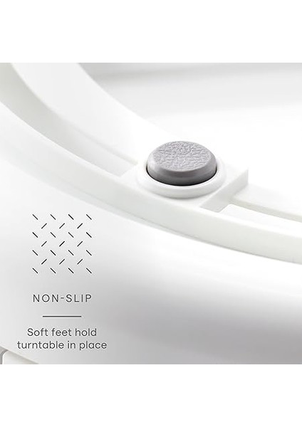 Sinksuite Lavabo Altı Döner Tabla, Ayarlanabilir Bölücüler, Mutfak Dolabı Veya Banyo Saklama Için Lazy Susan Düzenleyici modelleri