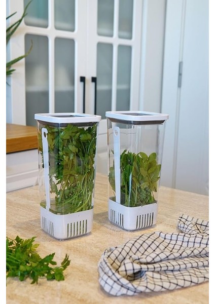 Ahmet Yeşillik Saklama Kabı 2'li Eko Set 1,7 Litre