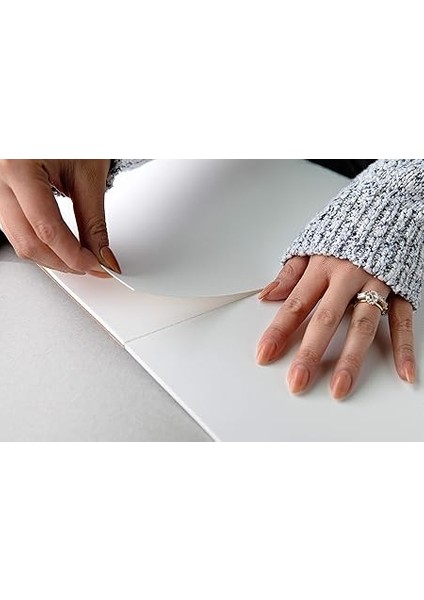 300 Serisi Bristol Pürüzsüz Kağıt Ped 27,9 x 35,6 Cm, 20 Yaprak, Kağıt, Şeffaf, 11X14 modelleri