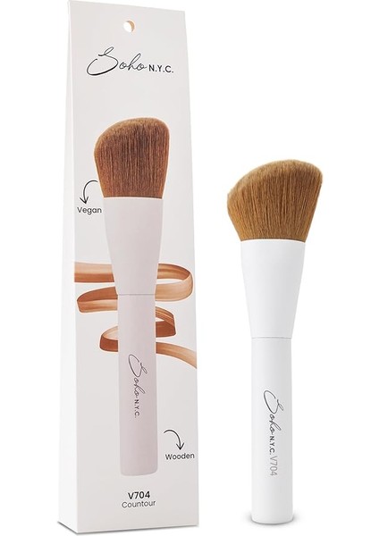 N.y.c. Açılı Yüz Kontur Makyaj FIRÇASI-V704