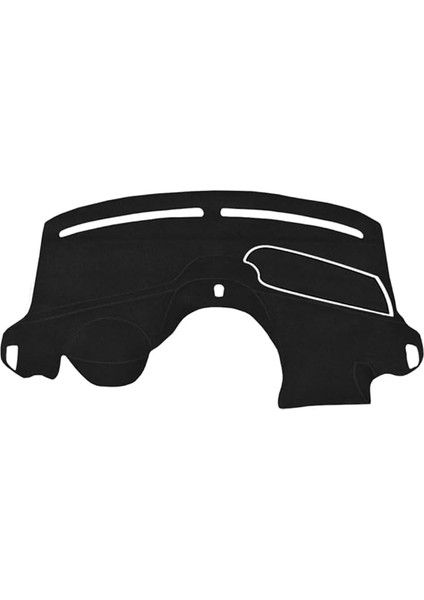 Torpido Koruma Halısı Siyah Kenar Renk Siyah Ford Courier Ekransız 2013-2020 ile Uyumlu