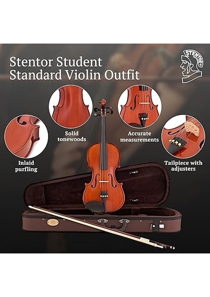 Standart Keman Takımı 3/4 Boyut (Hazırlanmış) modelleri