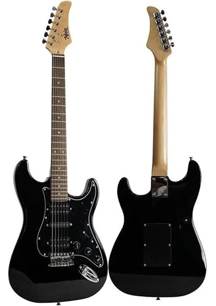 RPH-40BK-ST Full Black Elektro Gitar Seti Hsh Manyetik Maple Klavye Üst Kalite fırsatları