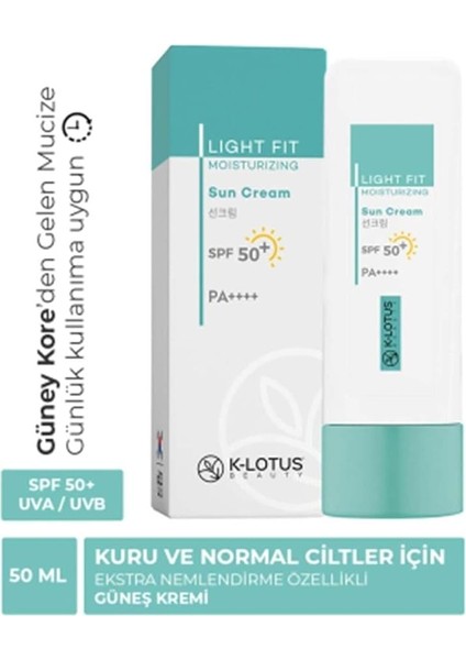 Beauty Light Fit Nemlendirici Kuru Ciltler Için Yüz Güneş Kremi Spf 50 Pa++++ 50ML modelleri