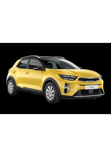 Oto Aksesuar Kia Stonic Uyumlu Krom Cam Çıtası 4 Parça 2018 ve Üzeri Paslanmaz Çelik