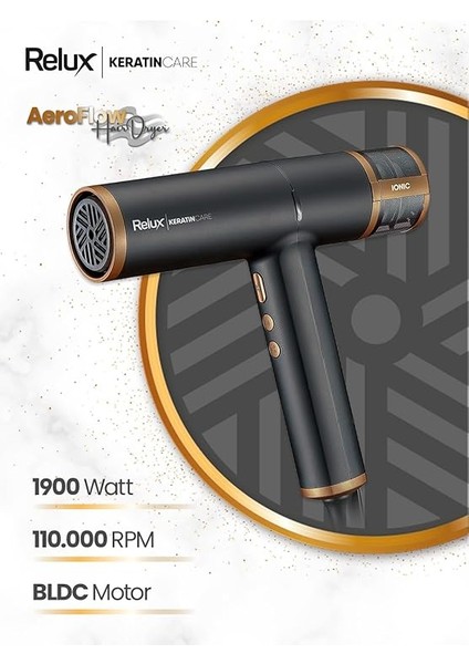 RHD9190B Keratin Care Bldc Motor Saç Kurutma Makinesi 1900W modelleri