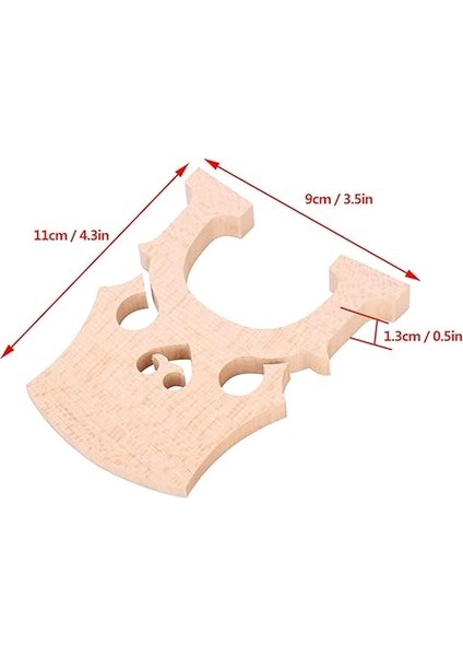 Akçaağaç Ahşap Çello Köprüsü Yedek Parçalar 4/4 3/4 Çello Için Enstrüman Aksesuarı (4/4) fiyatları