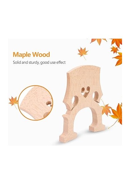 Akçaağaç Ahşap Çello Köprüsü Yedek Parçalar 4/4 3/4 Çello Için Enstrüman Aksesuarı (4/4) modelleri