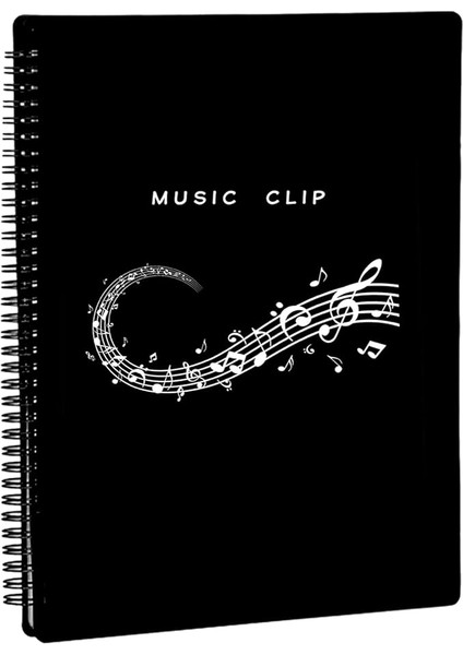 Nota Sayfaları Için Nota Dosyası, 90 Yaprak, Nota Dosyası, A4 Koro Dosyası, Siyah, A4 Nota Dosyası, Müzik Notaları Için, Nota Sayfaları Için, Müzisyenler ve Müzik Notaları Için Klasör