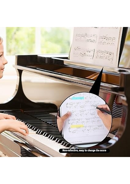 Nota Sayfaları Için Nota Dosyası, 90 Yaprak, Nota Dosyası, A4 Koro Dosyası, Siyah, A4 Nota Dosyası, Müzik Notaları Için, Nota Sayfaları Için, Müzisyenler ve Müzik Notaları Için Klasör fırsatları