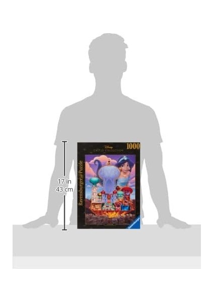 Disney Kalesi Yapboz: Yasemin Sürümü | 1000 Parça Yapboz | Benzersiz Softclick Teknolojisi | Agrabah Sarayı Teması | Fsc Sertifikalı modelleri