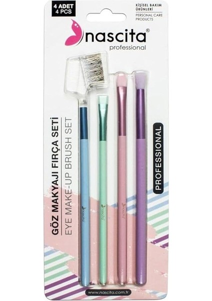 Pratik Göz Makyajı Fırça Seti 73 (4'lü)
