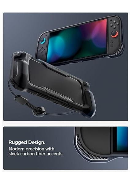 Nintendo Switch 2 Kılıf Rugged Armor Matte Black - ACS09075 fırsatları