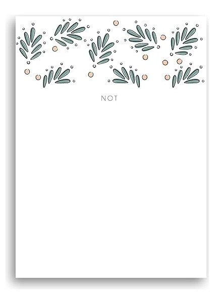 Tanıtım 3'lü Masaüstü Çiçek Desenli Not Kağıt Seti fırsatları