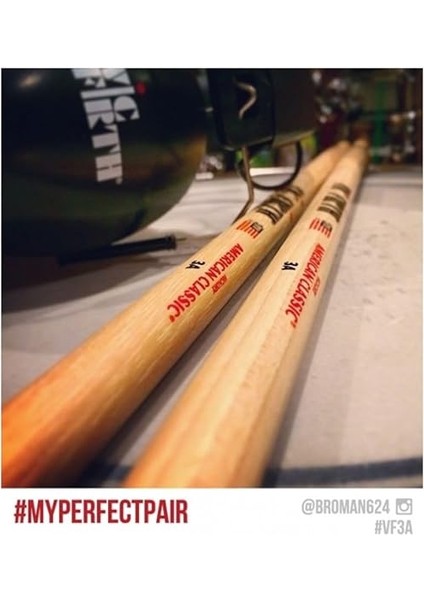 3A Baget/stıck (Çift), Hıckory, 0.580"X16 (3/16)", Sh Baget (Çift), Hıckory, 0.580"X16 (3/1 modelleri