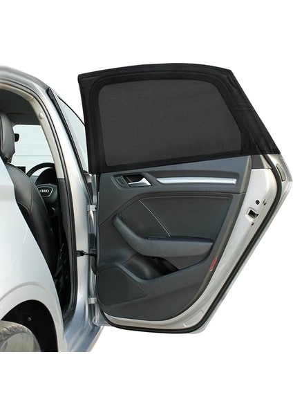 - 2'li Paket Araba Yan Cam Perdesi, Oto Perde, Otomobil Yan Cam Güneşliği Sineklik, Araç Içi Arka Cam Güneşlik, Anne Bebek Emzirme Perdesi (2 Adet)
