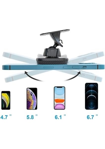 Profesyonel C6-W15 Araç Içi Yapışkan Gövde, Torpido Uzeri Kullanılabilen, Navigasyon Takip, Universal Mıknatıslı Araç Içi Telefon Tutucu (Siyah) fiyatları