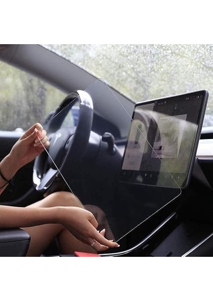Tesla Model Y Ana Gösterge Temperli Cam Ekran Koruyucu Kaplama (Parlak) indirimleri