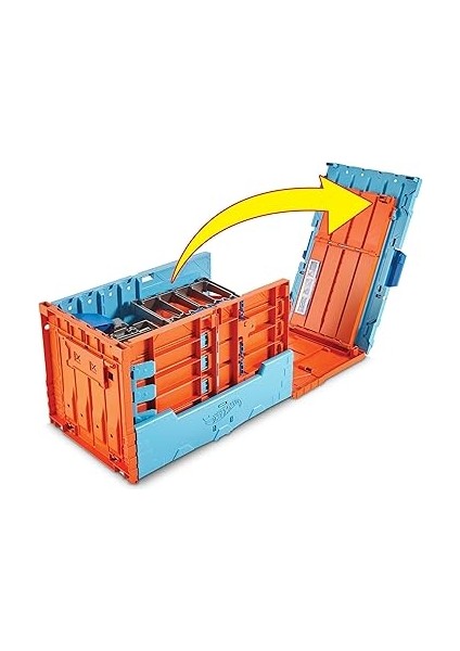 Wheels Yarış Kutusu, Tek Sette 3 Akrobasi Heyecanı Bulunur, Taşınabilir Saklama Kutusu Dahil, 6-10 Yaş Arası GKT87 modelleri