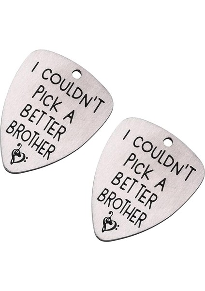 Gitar Pena Seti 2 Adet Uzun Ömürlülük ve Taşınabilirlik Için Ince Titanyum Çelik Penalar