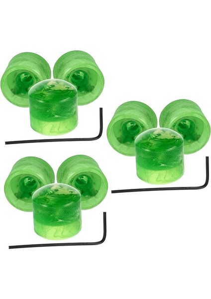 3 Set Elektrik Gitar Düğmeleri Potansiyometre Düğmesi Ses Tonu Düğmeleri Gitar Için Plastik Potansiyometre Düğmeleri