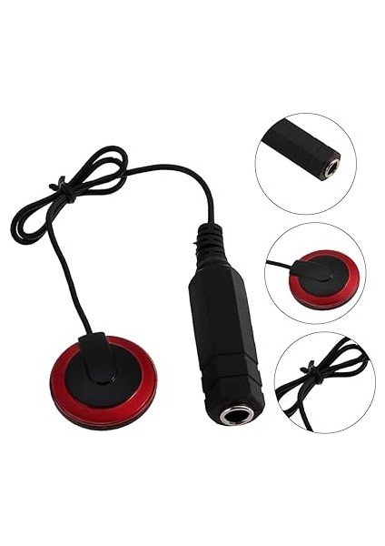 635MM Dişi Jack Gitar Manyetiği Gitar Amfisi Kablosu Için Sağlam Plastik Kırmızı fiyatları