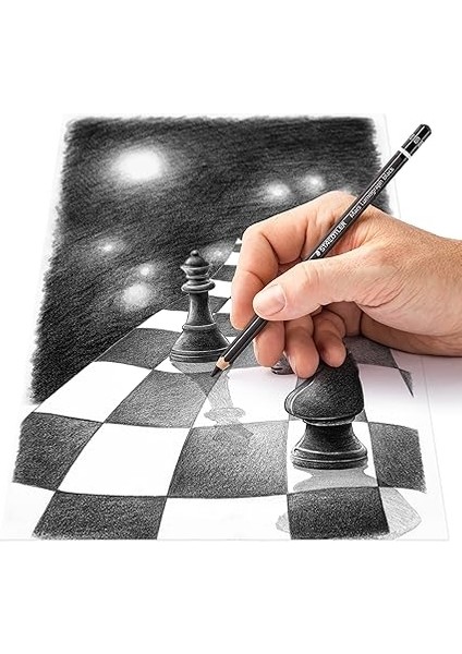 100B G6 Mars Lumograph Black Kurşun Kalem 6'lı Metal Kutuda 8b, 6b, 2 Adet 4b, 2 Adet 2b indirimleri