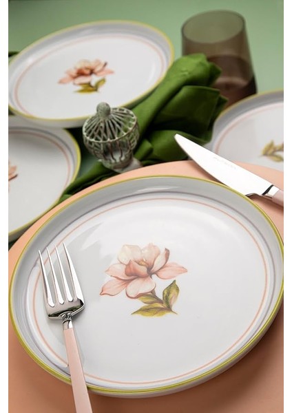 Porselen Moderna 6 Kişilik 19 cm Pasta Takımı Manolya fiyatları