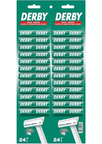 Kartela Tek Traş Bıçağı 48 Li