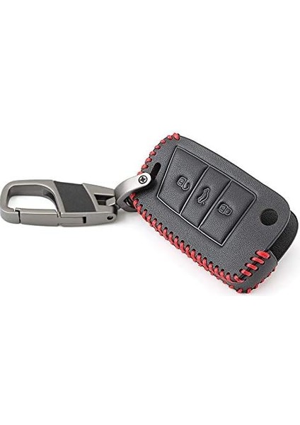 Deri Anahtar Kılıfı (Skoda Octavia, Superb, Kodiaq, Karoq ile Uyumlu) modelleri