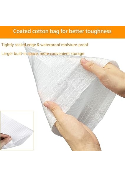 50 Paket Yastık Köpük Torbalar 30X30 Cm, Taşıma Için Ambalaj Yastıklama Malzemeleri, Köpük Sarma Torbalar Kırılgan Öğeleri Korur, Ambalaj Yemekleri/çin/bardaklar/tabaklar/kupalar Için Yastıklama fırsatları