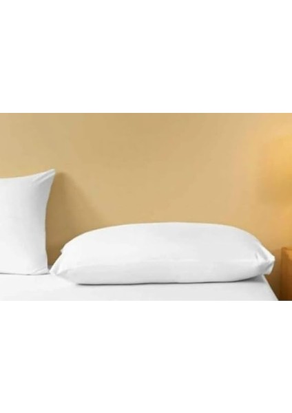 2 Adet Pamuklu 50X70 cm Yastık Kılıfı (Beyaz) fiyatları