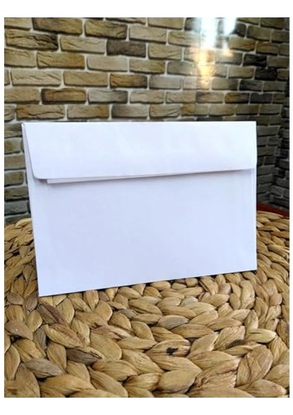 100 Adet Kendinden Yapışkanlı Zarf Davetiye Mektup Para Belge Dilekçe Düğün Kına Nişan Sünnet 16,3cm x 11,5cm 100'LÜ modelleri