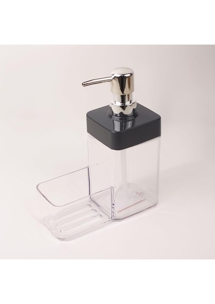 Süngerlikli Sıvı Sabunluk | Mutfak Bulaşık Deterjanlık ve Sünger Tutucu | Asorti Renk