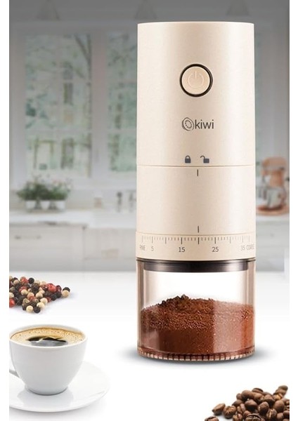 KSPG-4817 Şarjlı Kahve ve Baharat Öğütücü Krem