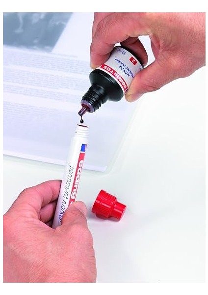 T 25 Permanent Yedek Mürekkep - Kalıcı Mürekkep - Siyah - 30 ml fiyatları