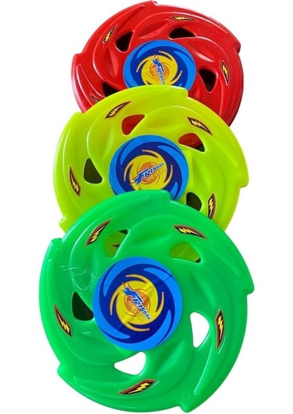 Fırlatma Diski 3'lü Set 24 cm Plaj Kumsal Oyuncağı