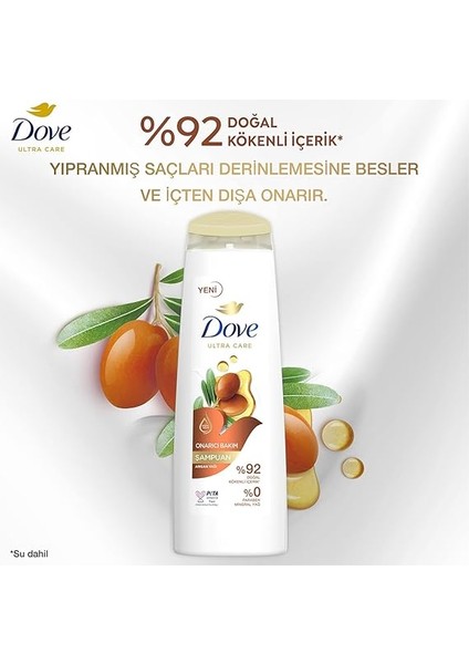 Ultra Care Saç Bakım Şampuanı Onarıcı Bakım Argan Yağı 400 ml fırsatları