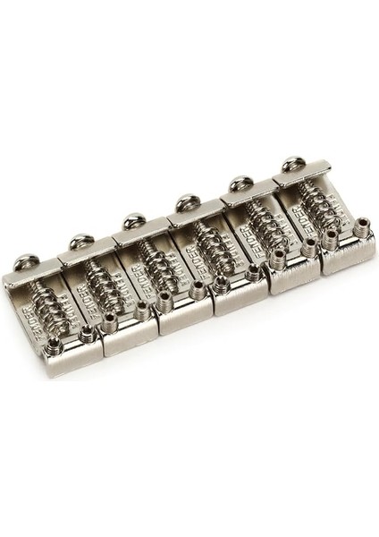 American Standard Stratocaster Bridge Saddles ('08-Present) Nickel Set Of 6