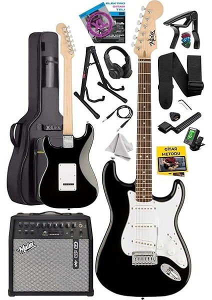 RPH-30WB-50AMP Gül Klavye Sss 50W Amfili Elektro Gitar Seti fiyatları