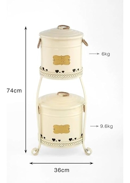 Home 2 Katlı Büyük Boy Patates Soğan Kovası-Krem fırsatları