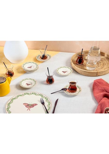 Mirroring 12 Parça 6 Kişilik Çay Takımı